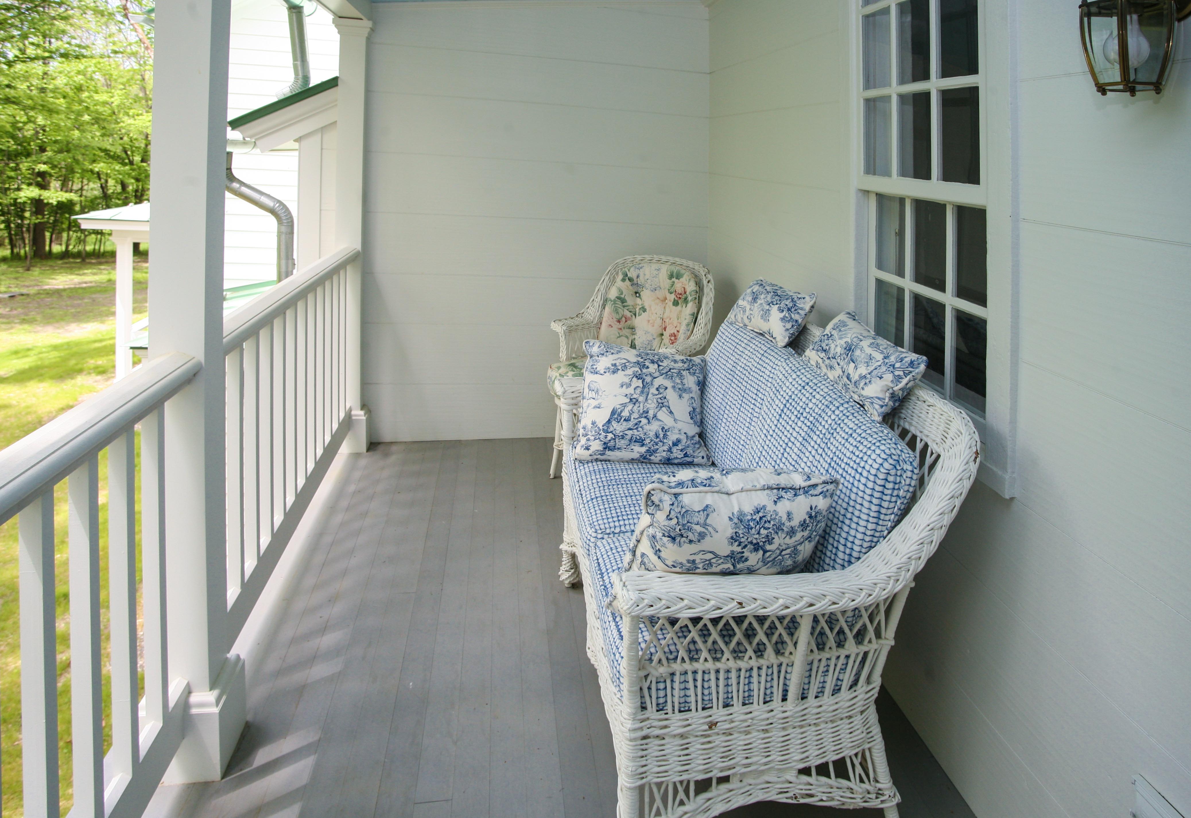 Second Floor Porch, New Concord B&B