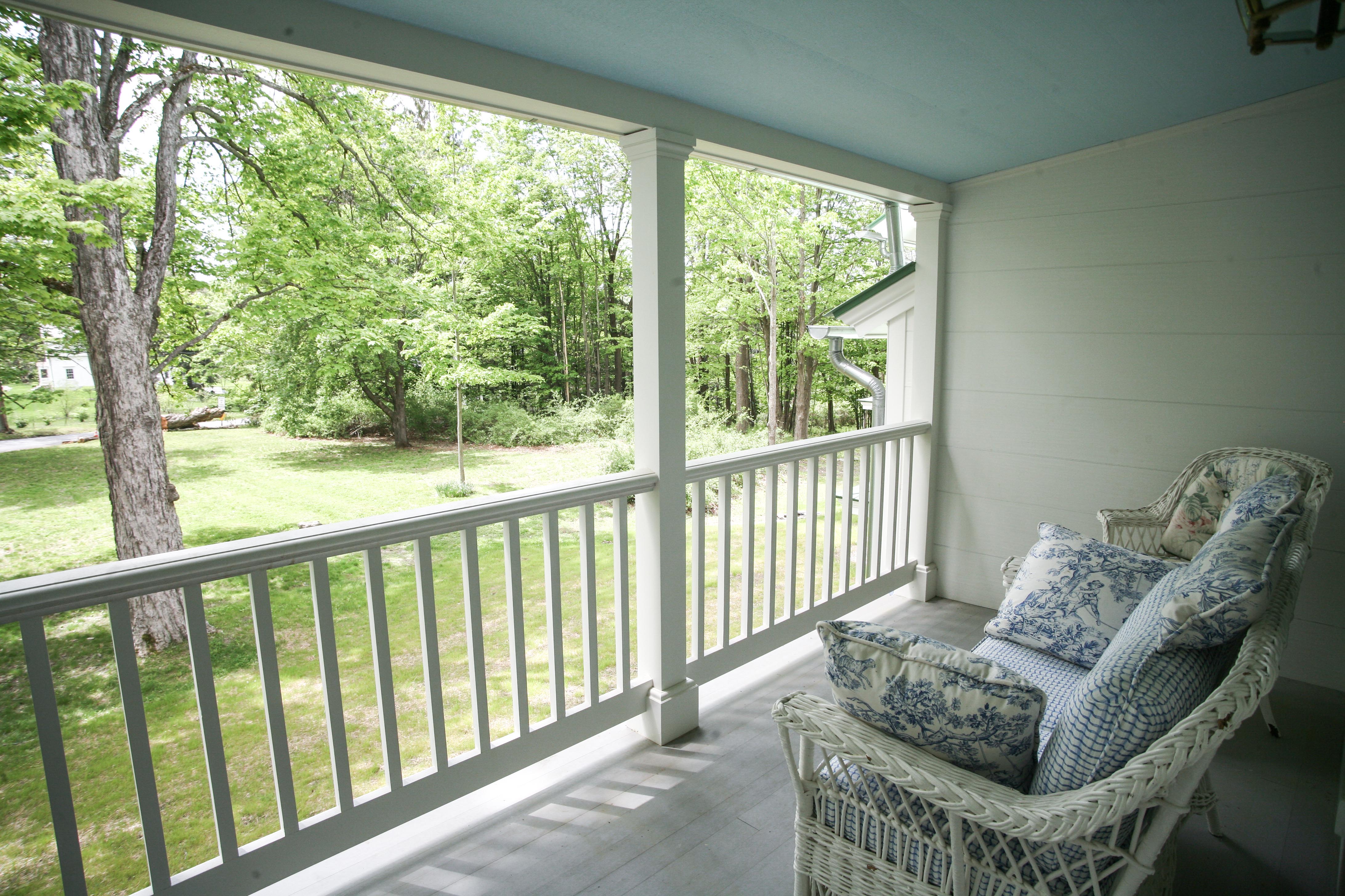 Second Floor Porch, New Concord B&B